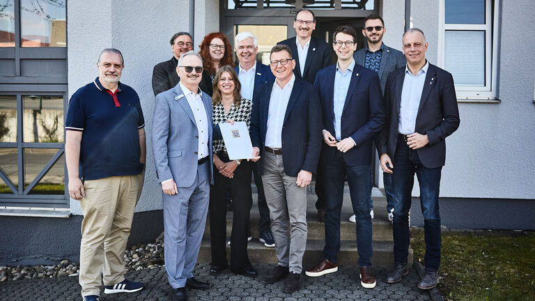 2025 - Übergabe Förderbescheid Breitbandberatungsstelle